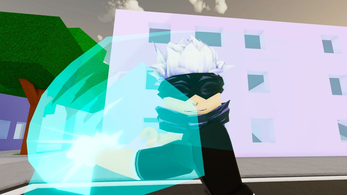 Jogador usando uma habilidade em Jujutsu Shenanigans Jujutsu Shenanigans Roblox