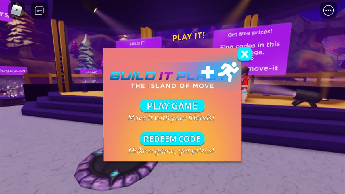 Island of Move Roblox