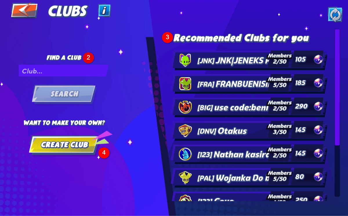 Clubes