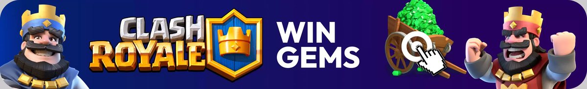 Win Gems for Clash Royale