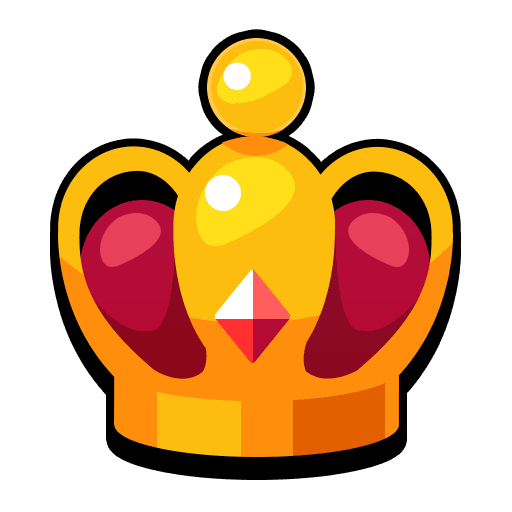 Emote de coroa 2D Stumble Guys