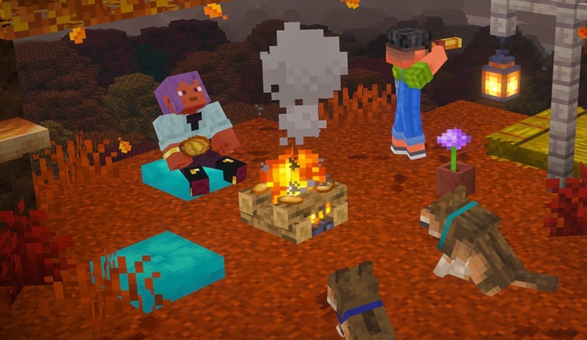 Cama de palha no Minecraft Cama de palha no Minecraft